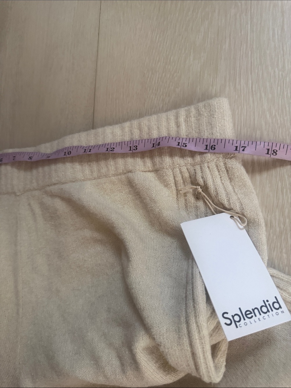 Splendid Set Cashmere Blend Ribbed Tank & Wide Leg Pants - Picture 14 of 16
